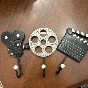 Vintage Camera-Themed Wall Hooks